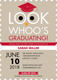 Red Owl Graduation Invitations Image 5 of 5